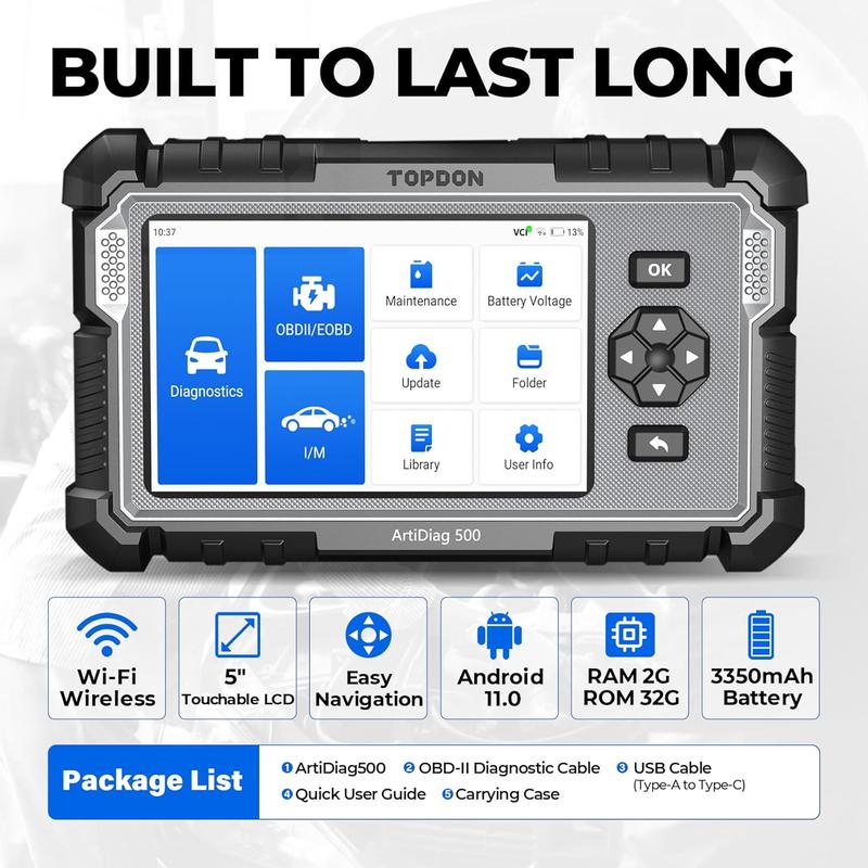 Automotive OBD2 Diagnostic Code Reader and Car Scanner Tool