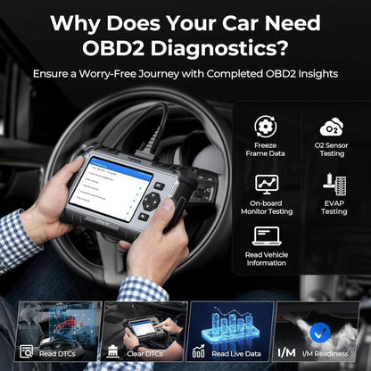 Automotive OBD2 Diagnostic Code Reader and Car Scanner Tool