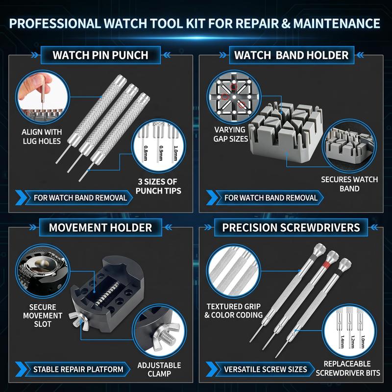 All in One Watch Repair Tool Kit